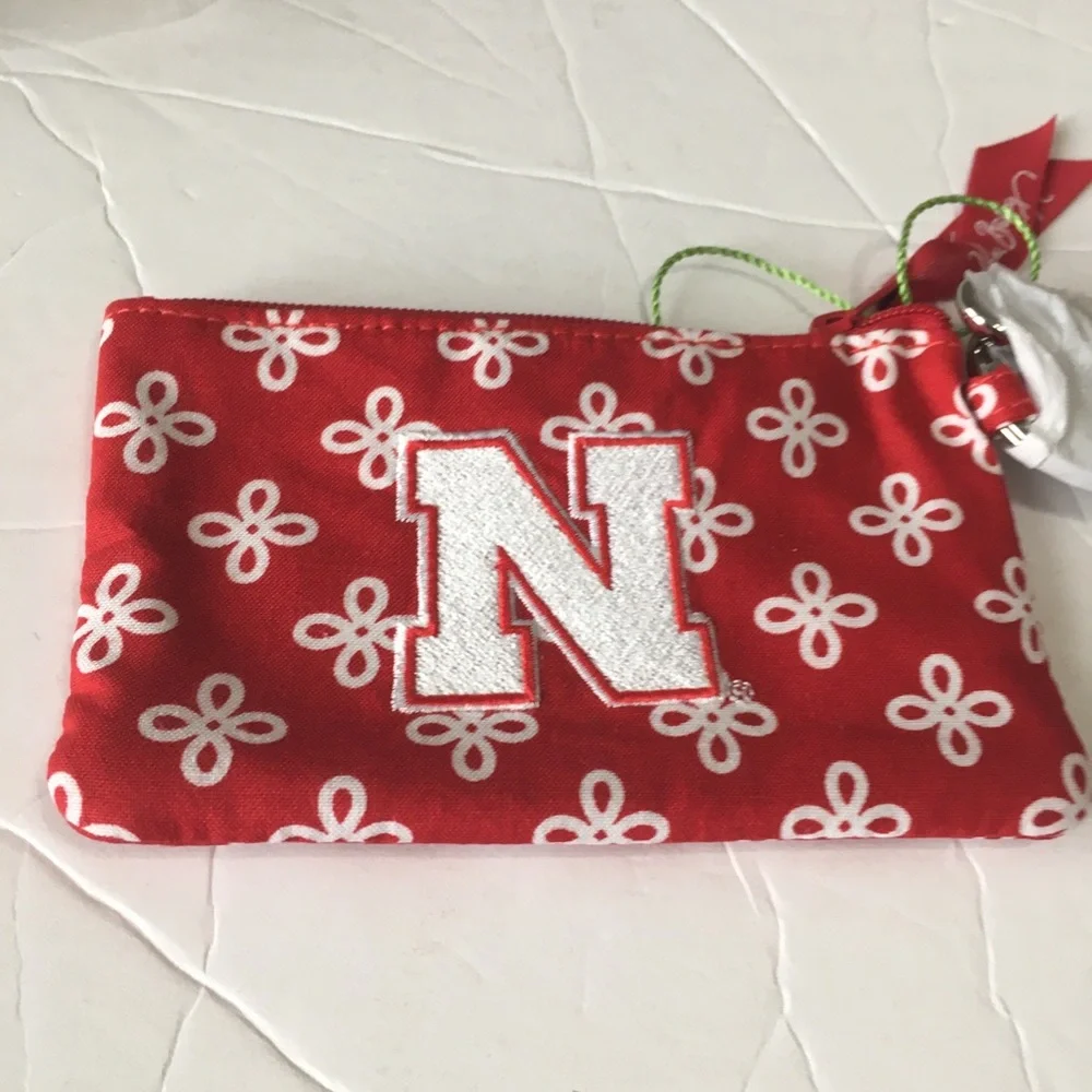 Vera Bradley Nebraska Huskers University of Nebraska ID lanyard